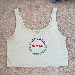 GUESS Cropped Tank Top